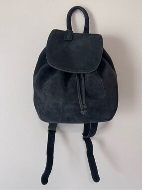 Vintage Coach Nubuc Small Backpack (4938) in Spruce Green